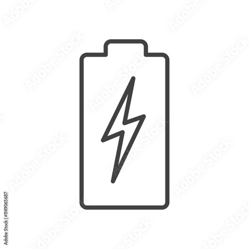 Battery icon Vector logo set flat