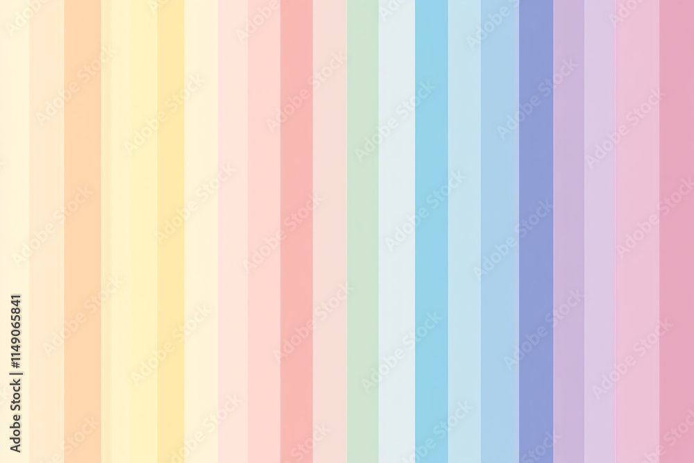 a vertical arrangement of pastel stripes transitioning softly from pink to blue with a calming minimalist effect
a vertical arrangement of pastel stripes transitioning softly from pink to blue with a calming minimalist effect