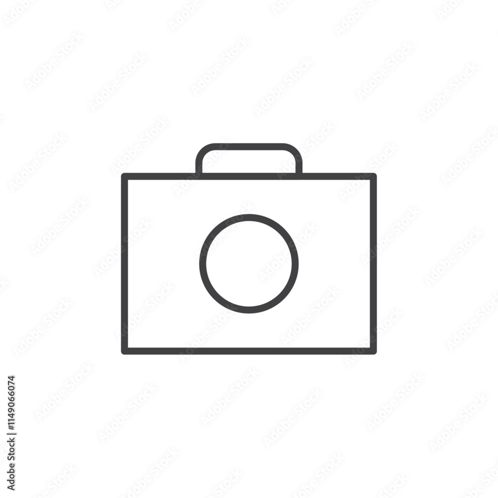 Camera icon Vector logo set flat Camera icon Vector logo set flat