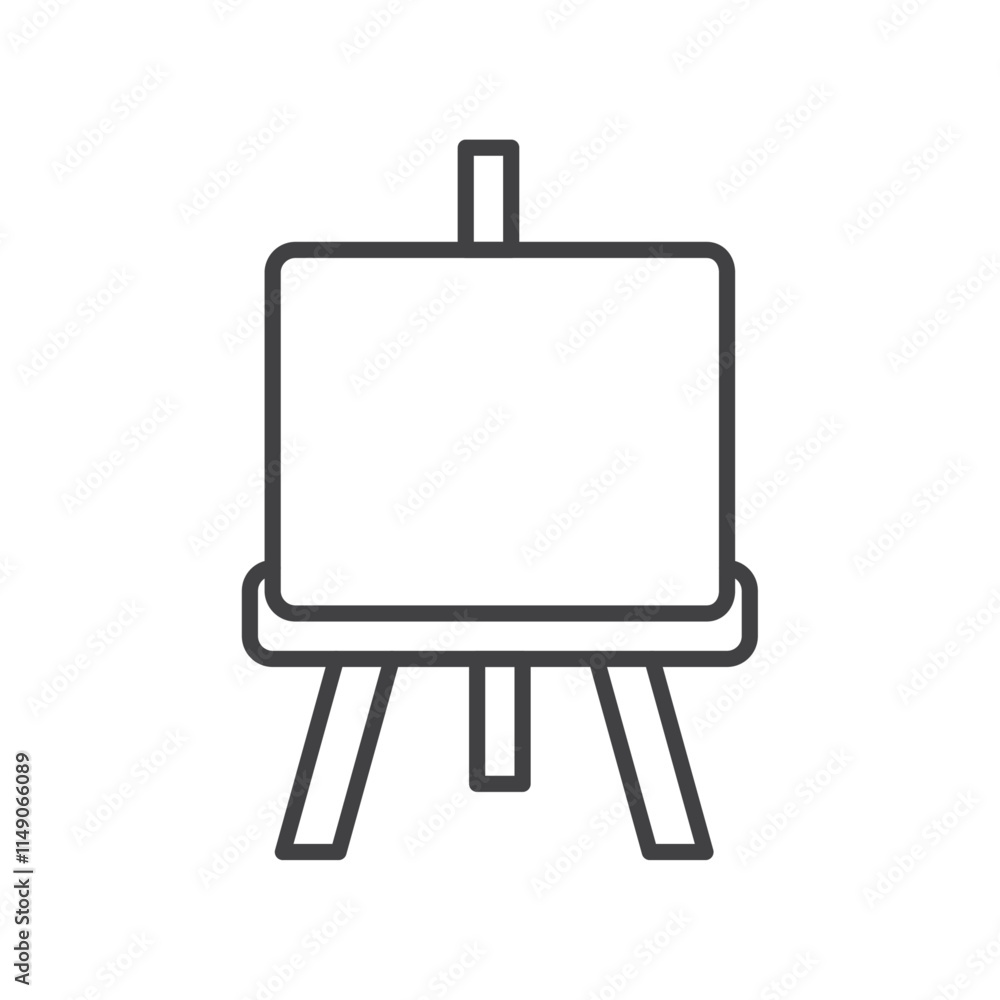 Canvas icon Vector logo set flat Canvas icon Vector logo set flat