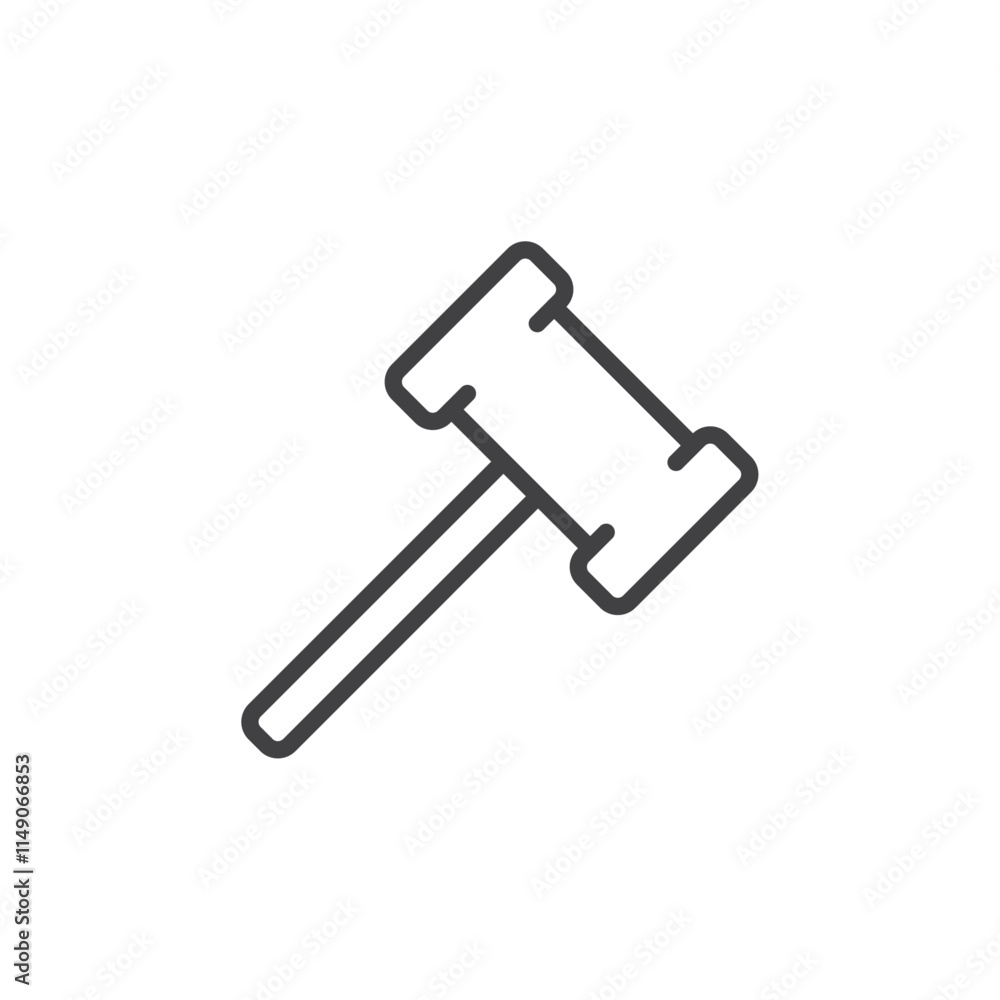 Hammar icon Vector logo set flat Hammar icon Vector logo set flat