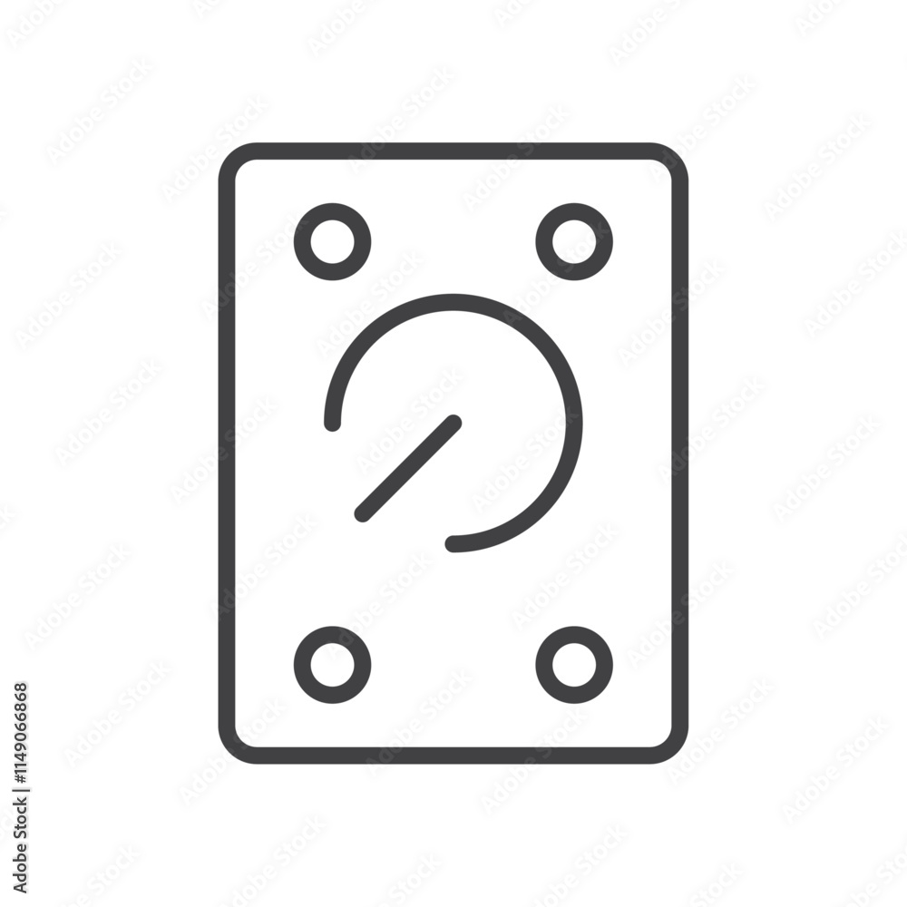 HDD icon Vector logo set flat HDD icon Vector logo set flat