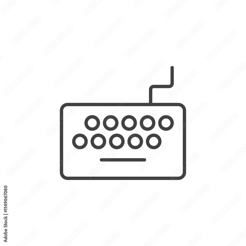 Keyboard icon Vector logo set flat Keyboard icon Vector logo set flat