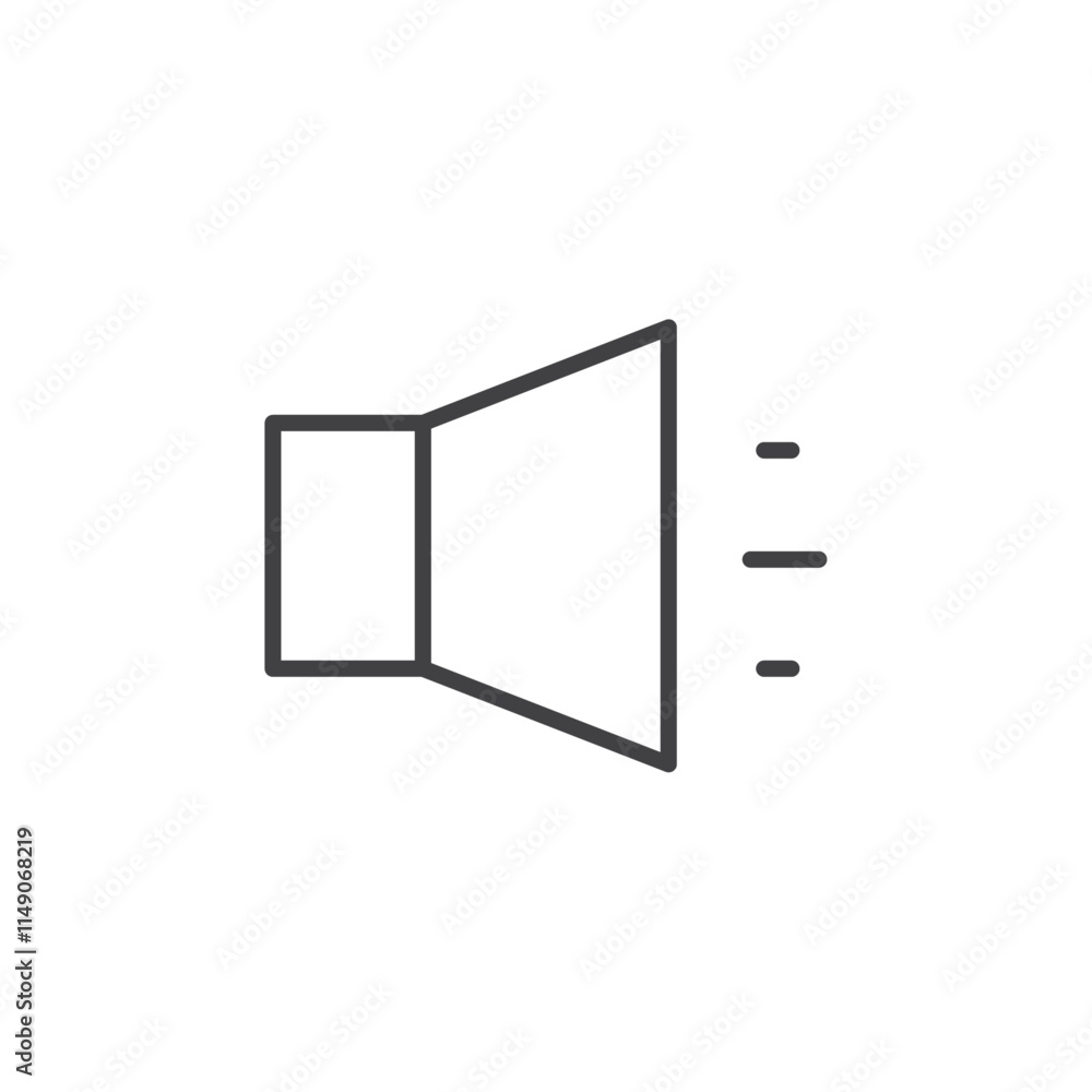 Volume icon Vector logo set flat Volume icon Vector logo set flat