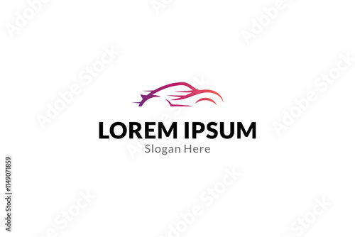 Car logo with speed effect in flat vector design Free Download Car logo with speed effect in flat vector design - GFXLoad