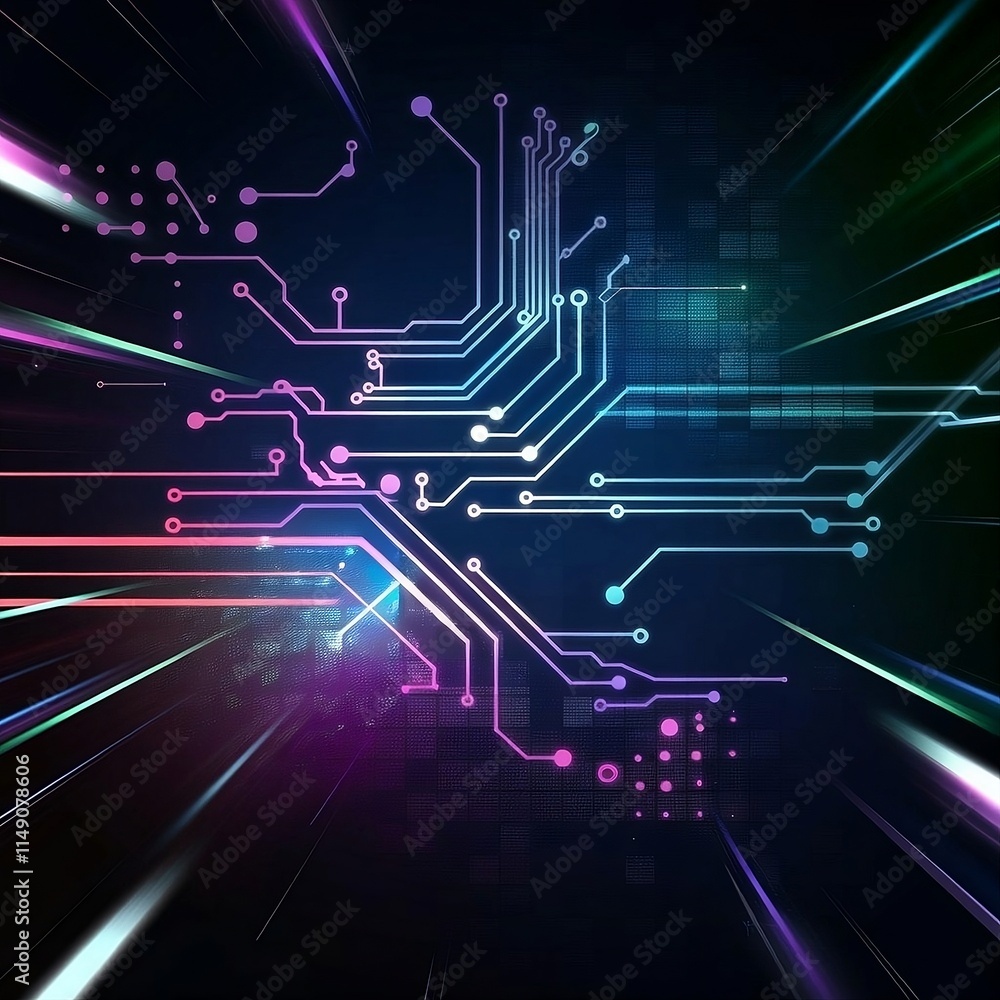 Obraz premium abstract technology background