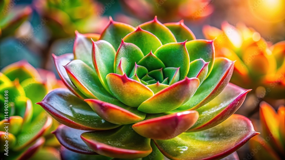 Gollum Succulent Closeup - Bokeh Greenhouse Photography, Crassula ovata Hobbit Plant Gollum Succulent Closeup - Bokeh Greenhouse Photography, Crassula ovata Hobbit Plant