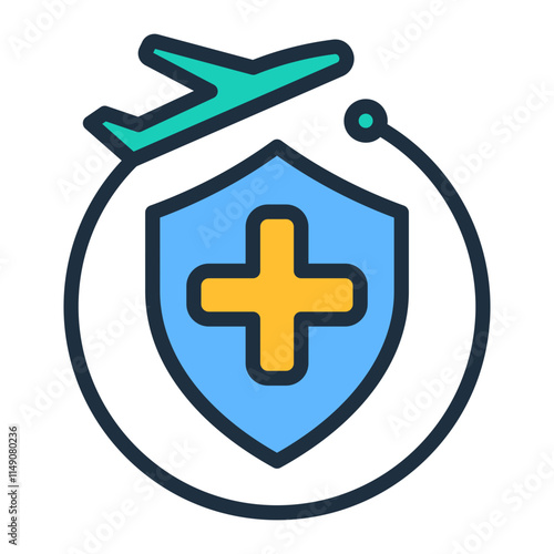 Travel Health Coverage Icon