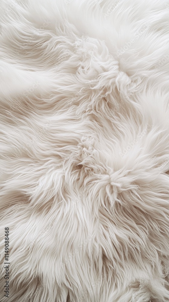 A close-up of soft, fluffy white fur, resembling a cozy textile or bedding material. A close-up of soft, fluffy white fur, resembling a cozy textile or bedding material.
