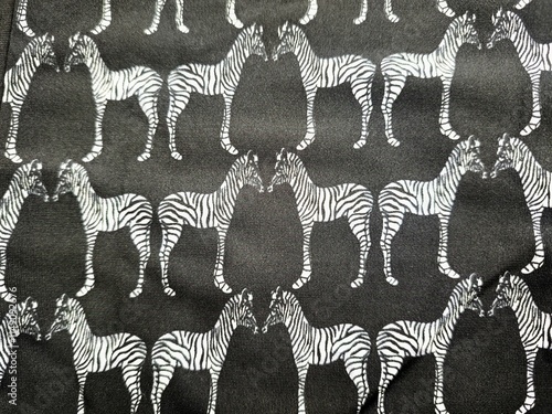 black and white zebra print background photo