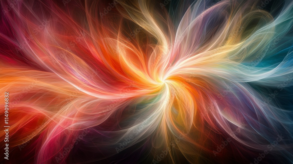 A vibrant macro abstract featuring oil and water patterns with multicolored light reflections, creating a harmonious blend of shapes and glowing textures. A vibrant macro abstract featuring oil and water patterns with multicolored light reflections, creating a harmonious blend of shapes and glowing textures.