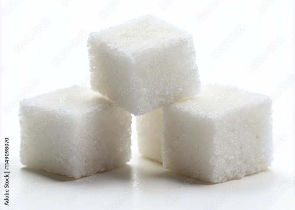 High-Resolution Photo: Four White Sugar Cubes, Isolated, Clean, Pure, White Background, Macro, Close-up, Still Life Photography, Sweetener, Product Photography, Food Photography High-Resolution Photo: Four White Sugar Cubes, Isolated, Clean, Pure, White Background, Macro, Close-up, Still Life Photography, Sweetener, Product Photography, Food Photography