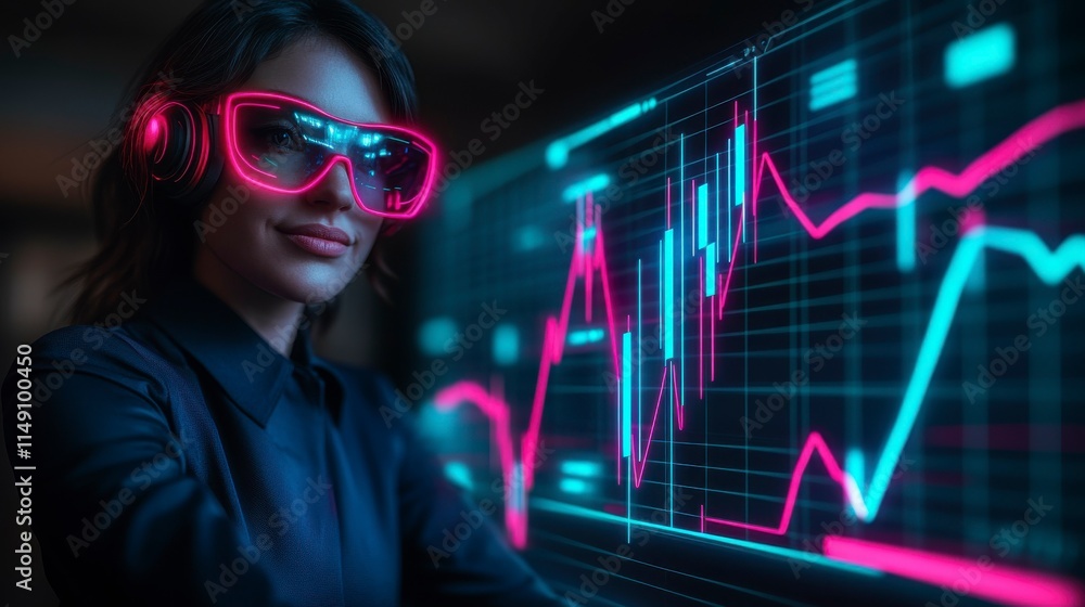 A futuristic growing graph with bars climbing higher, surrounded by a glowing aura, symbolizing success, achievement, and reaching new heights. A futuristic growing graph with bars climbing higher, surrounded by a glowing aura, symbolizing success, achievement, and reaching new heights.