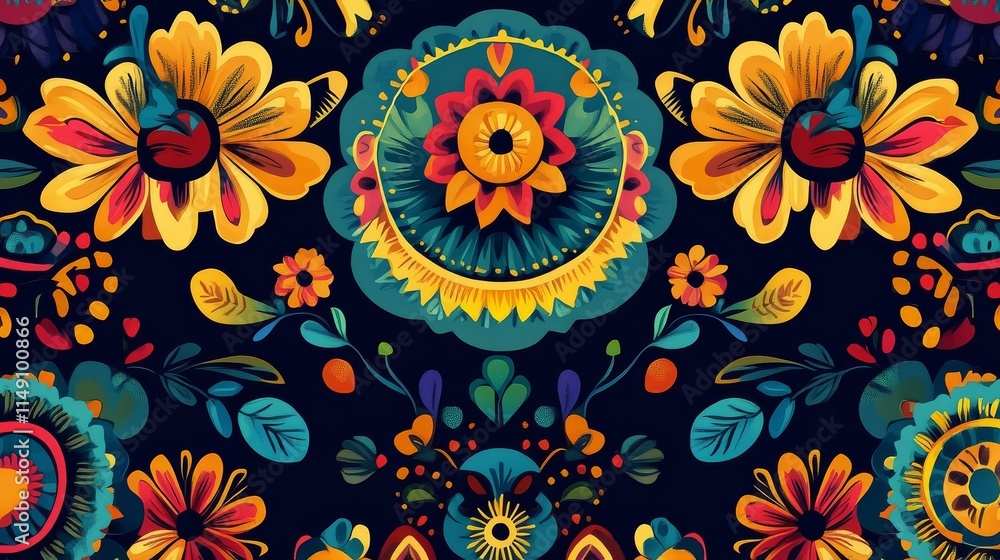 Unique AI Art Depicting a Mexican Celebration Unique AI Art Depicting a Mexican Celebration