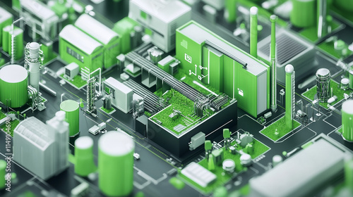 Green Smart Waste Management Facility: Precision Waste Separation & Environmental Sustainability