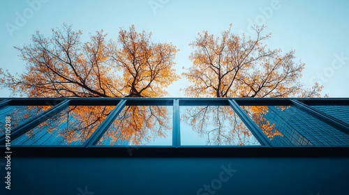 A dramatic shot from below, gazing at the towering skyscrapers in Londonâ€™s financial district, symbolizing power, ambition, and the global reach of business in the city.
