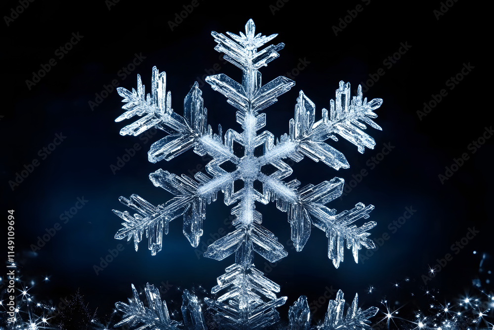 Icy frost crystal border backgrounds snowflake shape. Icy frost crystal border backgrounds snowflake shape.