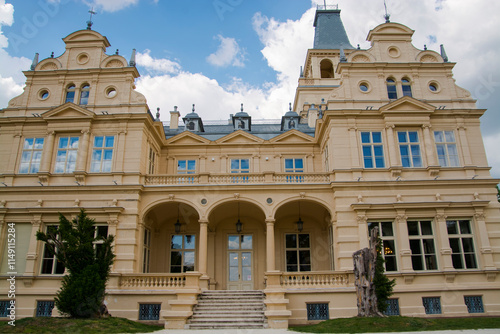 The building of the Wenckheim Palace in Hungary photo