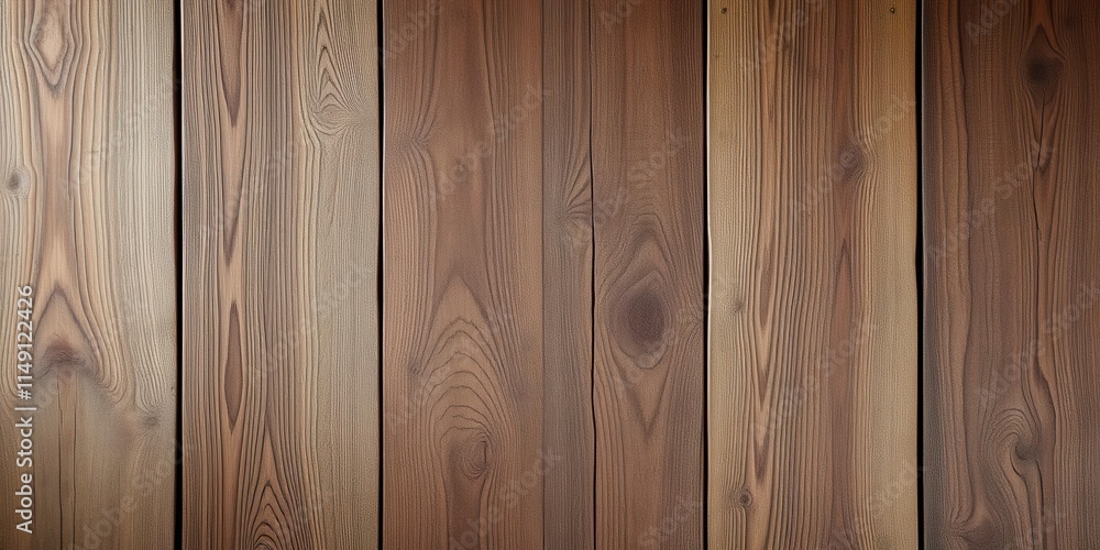 Naklejka premium Dark wood background with rich tones and texture, pattern, board