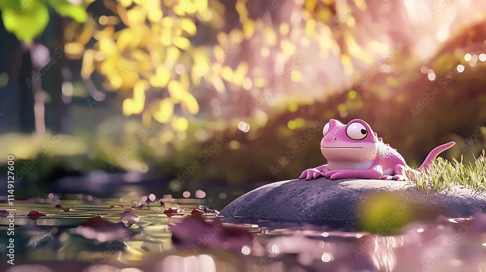 Fototapeta premium Emotion in cartoon style