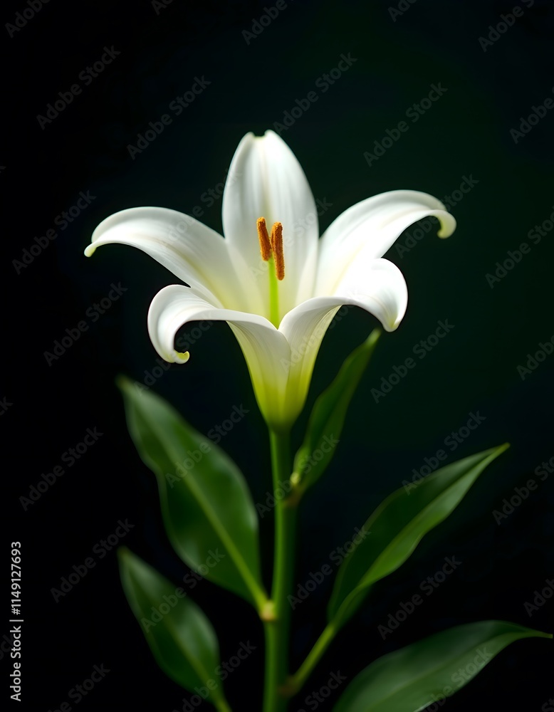 white lily flower white lily flower