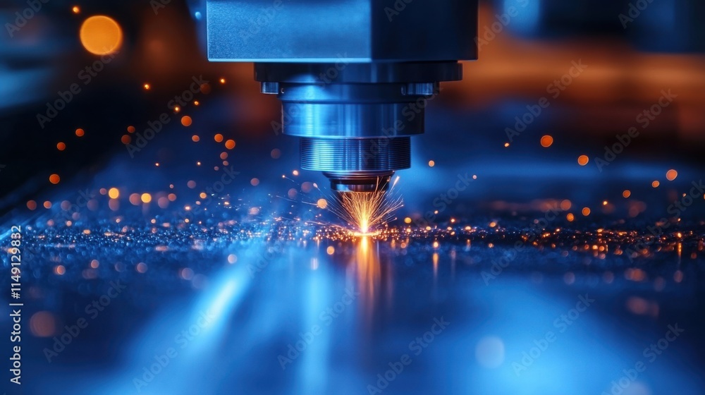 CNC laser cutting of steel plates CNC laser cutting of steel plates