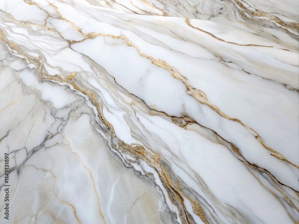 Fototapeta premium Long Exposure Marble Texture: Closeup White Marble Surface Photography