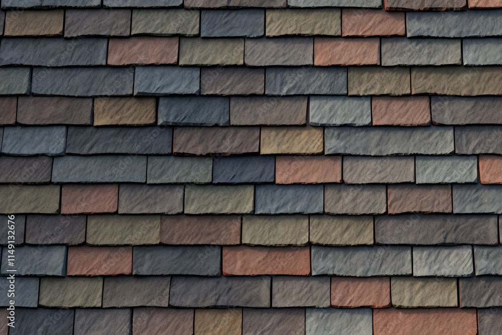 Processed collage of slate roof tiles surface texture. Background for banner, backdrop or texture Processed collage of slate roof tiles surface texture. Background for banner, backdrop or texture