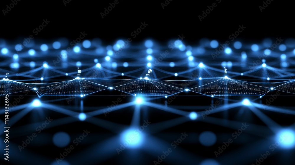 Abstract big data background with flowing digital data streams, blockchain technology, artificial intelligence, and quantum computing all merging for complex data analysis. Abstract big data background with flowing digital data streams, blockchain technology, artificial intelligence, and quantum computing all merging for complex data analysis.