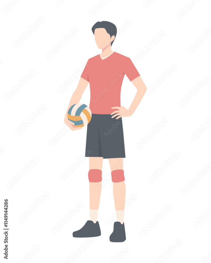 volleyball player vector illustration volleyball player vector illustration