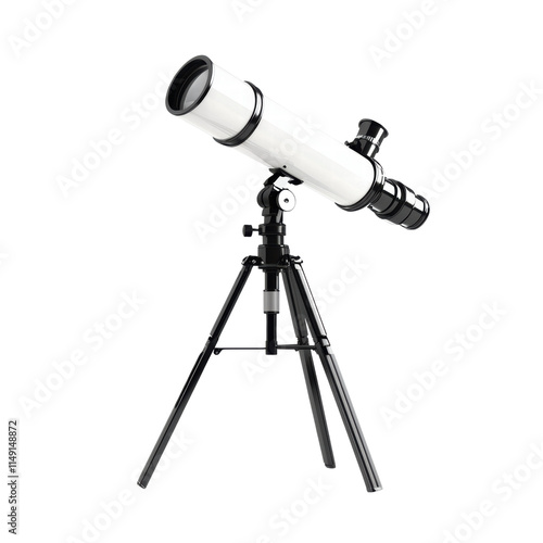 Fototapeta kuchenna High-quality telescope on a tripod for stargazing