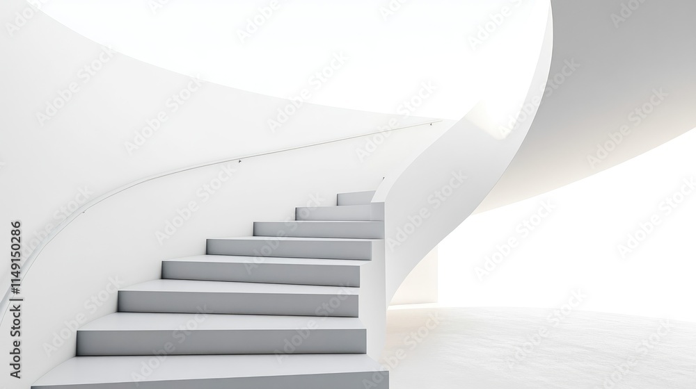 Business leader ascending staircase, success metaphor, flat vector illustration - Business leader ascending staircase, success metaphor, flat vector illustration -