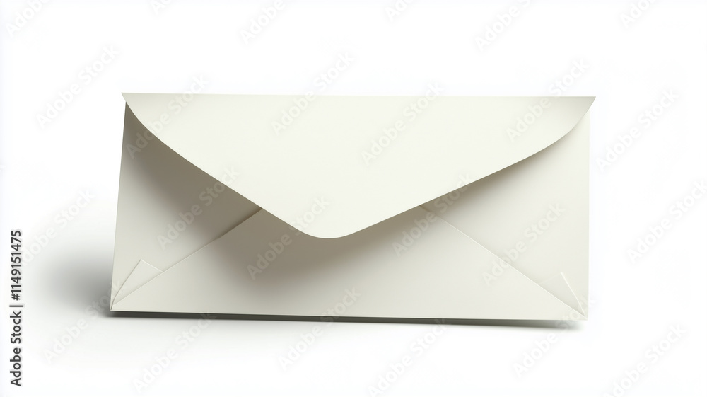 a envelope made of crumpled paper on a white background. a envelope made of crumpled paper on a white background.