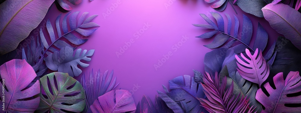 Neon background frame palm tropic purple jungle summer light plant. Party leaf neon frame background glow leaves poster design dark square color abstract tropical nature cyberpunk retro bright floral Neon background frame palm tropic purple jungle summer light plant. Party leaf neon frame background glow leaves poster design dark square color abstract tropical nature cyberpunk retro bright floral