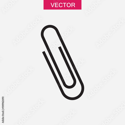 Wallpaper Mural Paper clip icon. vector flat black simple trendy style illustration for web and app..eps Torontodigital.ca