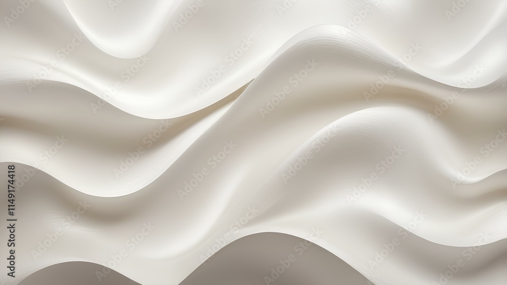 Obraz premium white silk fabric background