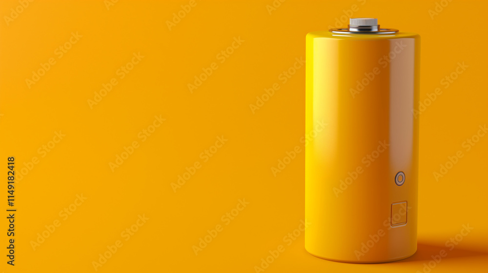 Vibrant and Detailed 3D Illustration of a Battery Icon with a Modern Design Vibrant and Detailed 3D Illustration of a Battery Icon with a Modern Design