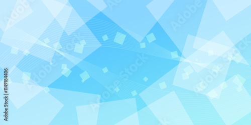 キラキラした水色と緑のウェーブのベクター背景画像