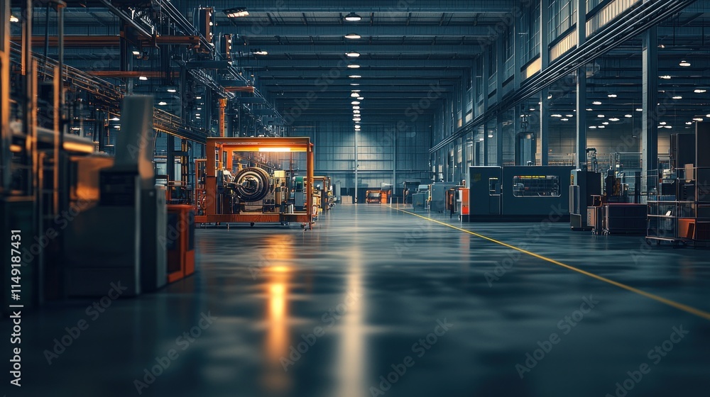 Industrial Factory Interior: A Glimpse into Manufacturing Industrial Factory Interior: A Glimpse into Manufacturing