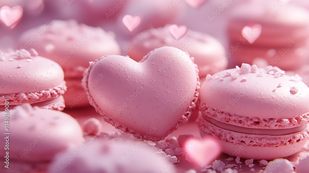 Sweet valentine's day treats bakery food photography cozy setting Sweet valentine's day treats bakery food photography cozy setting