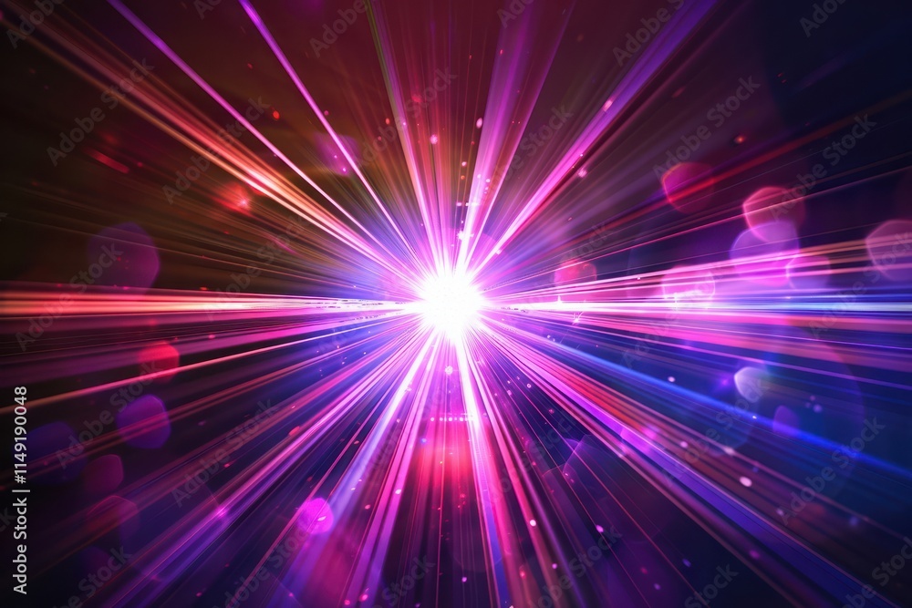 Neon Laser Light Beams – Futuristic Abstract Glow Effect Neon Laser Light Beams – Futuristic Abstract Glow Effect