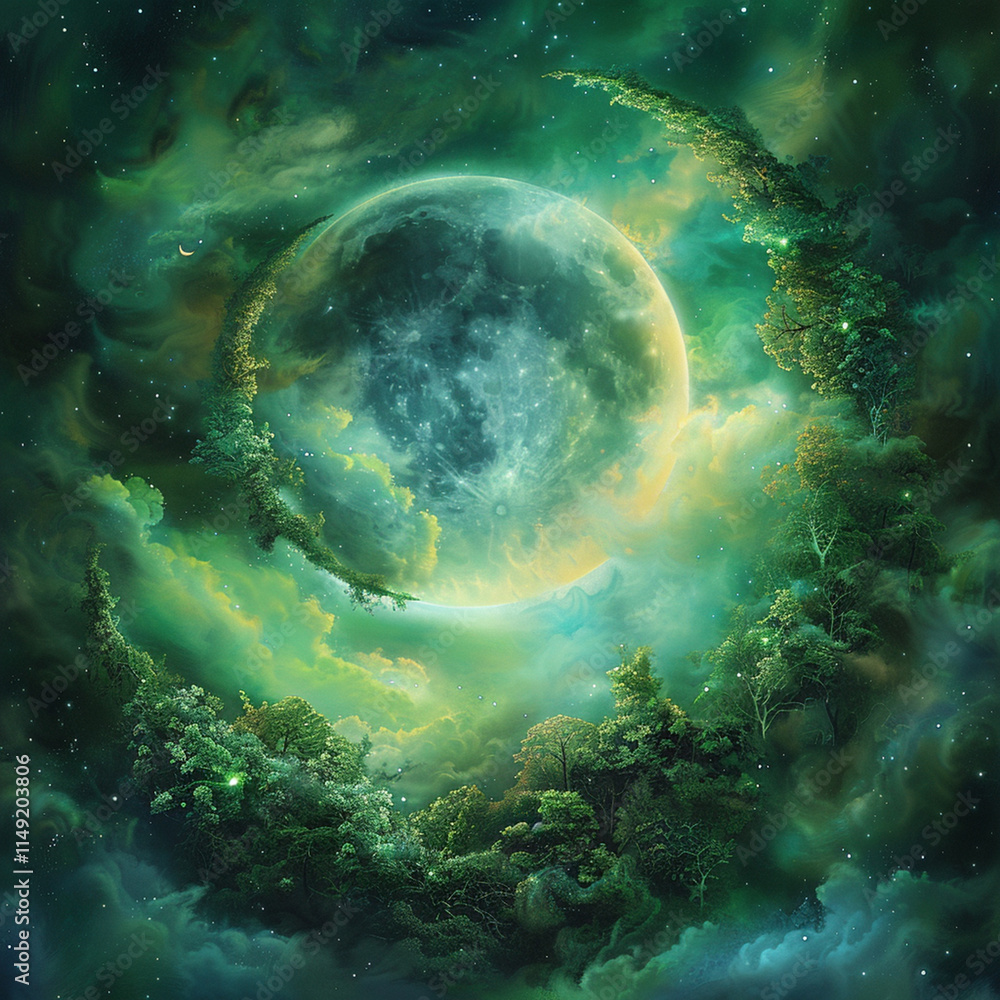 Fototapeta premium Green planet