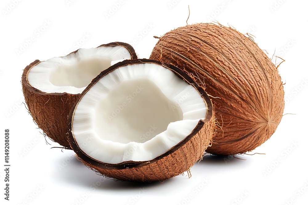 coconut palm tree isolated on white background coconut palm tree isolated on white background