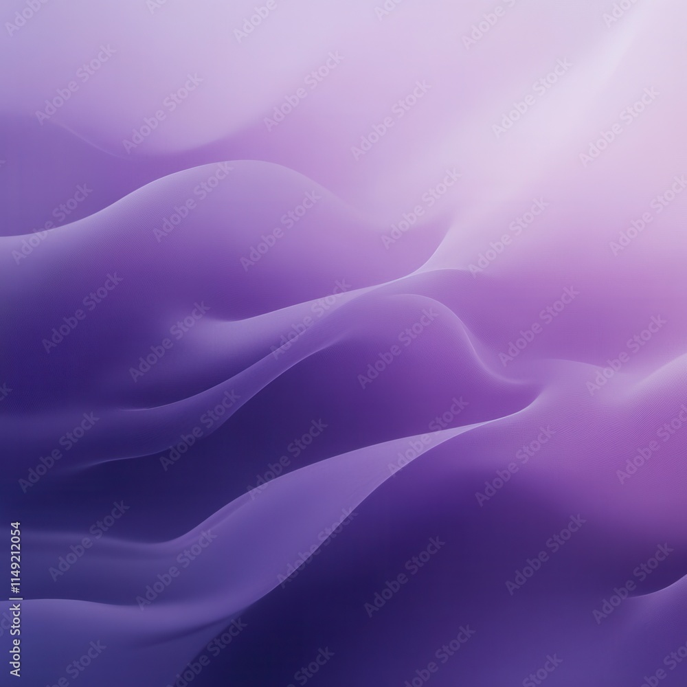 Fototapeta premium Abstract Purple Wave Background Soft, Elegant Gradient Texture for Design Projects