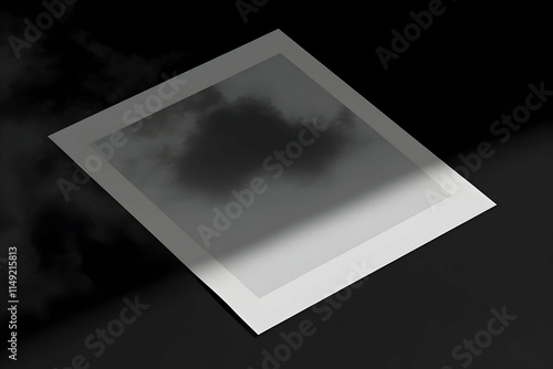 Monochrome Cloud Photo Illustration