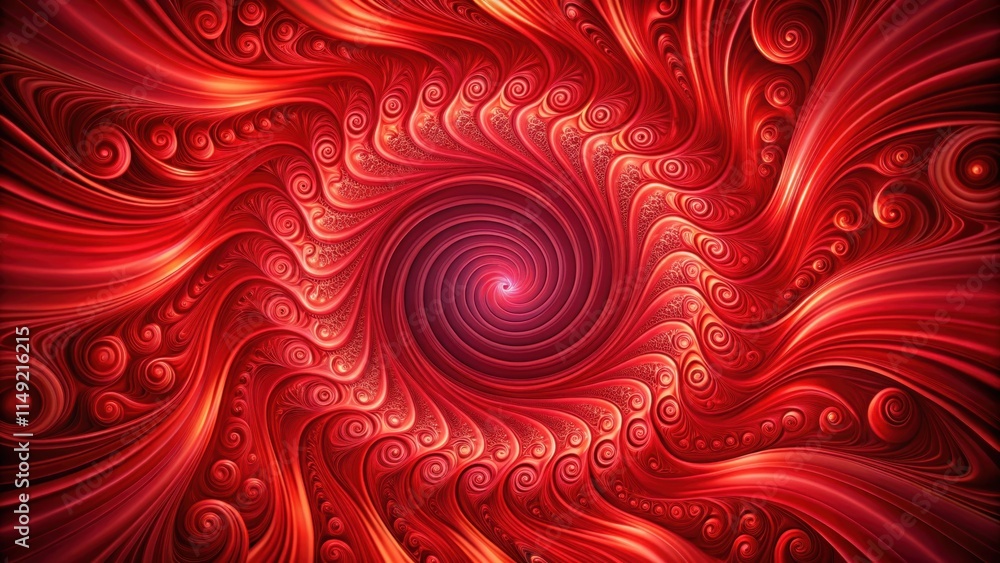 Vibrant red gradient background with swirling patterns and shapes, created using a mix of digital art techniques Vibrant red gradient background with swirling patterns and shapes, created using a mix of digital art techniques