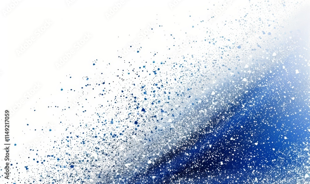 Obraz premium A blue and white background with a lot of white and blue dots
