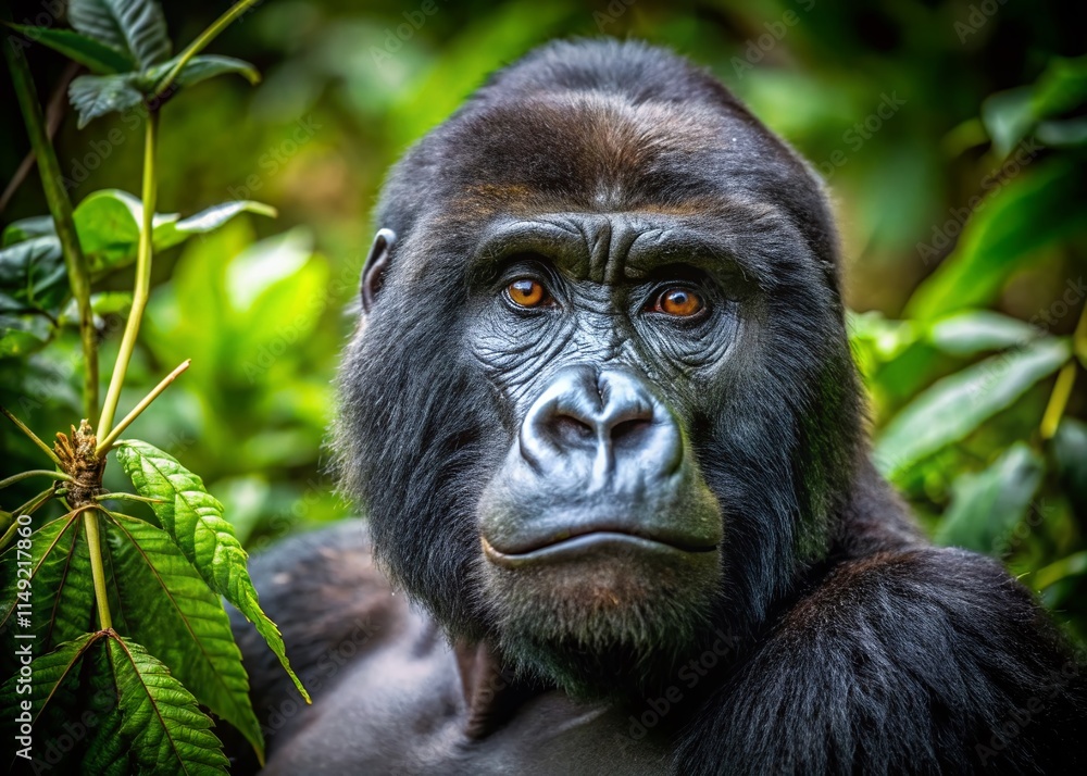 Majestic Silverback Gorilla: Documentary Photography of Powerful Primates in the Wild Majestic Silverback Gorilla: Documentary Photography of Powerful Primates in the Wild