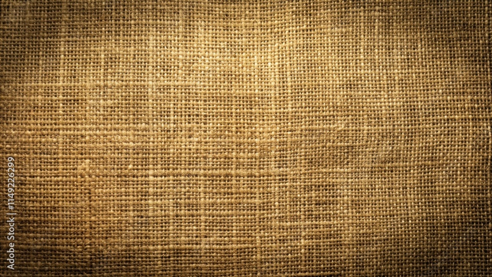 Dark rustic textured jute fabric with soft golden light effects, texture, rustic, texture Dark rustic textured jute fabric with soft golden light effects, texture, rustic, texture