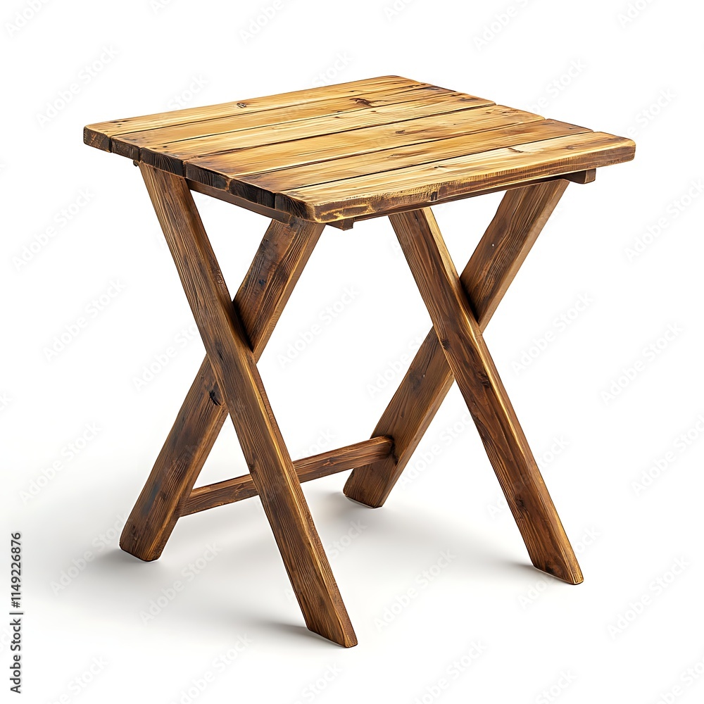 foldable wooden table isolated on white background foldable wooden table isolated on white background
